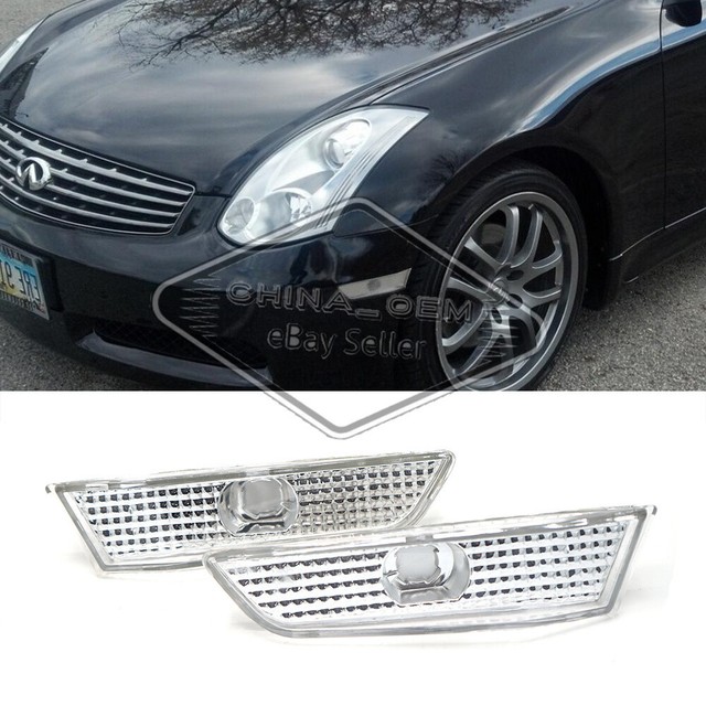 Side Marker Light For 2003 2004 2005 2006 2007 Infiniti G35 2 DR Coupe