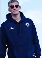 Pirma CRUZ azul Hoodie 2025 Sudadera Concentracion Pirma CRUZ AZUL 100% Original