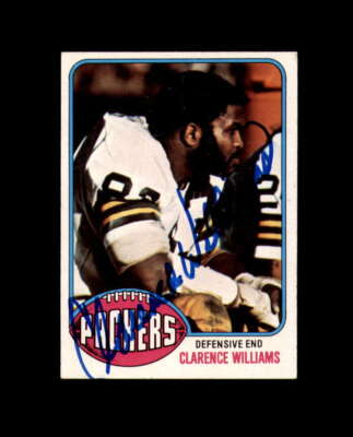 Clarence Wiliams Signed 1976 Topps Green Bay Packers Autograph