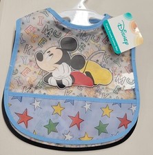 Disney Mickey 2 Pk Crumb Catcher Bibs