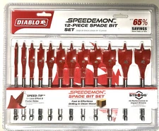 Diablo 12 pc SPEEDemon Spade Bit Set (12-Piece)