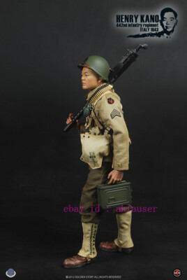 Soldierstory 1/6 Ss059 Henry Kano 442nd Infantry Regiment Italy