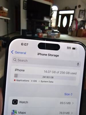Apple iPhone 15 Pro Max - 256 GB - Blue Titanium (Verizon) Can't be activated