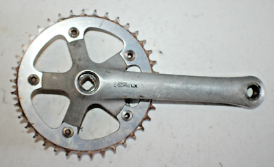 Shimano DEORE LX FC-M550 クランクセット Shimano Deore LX Triple Crankarm Drive-Side Silver FC-M550 175mm