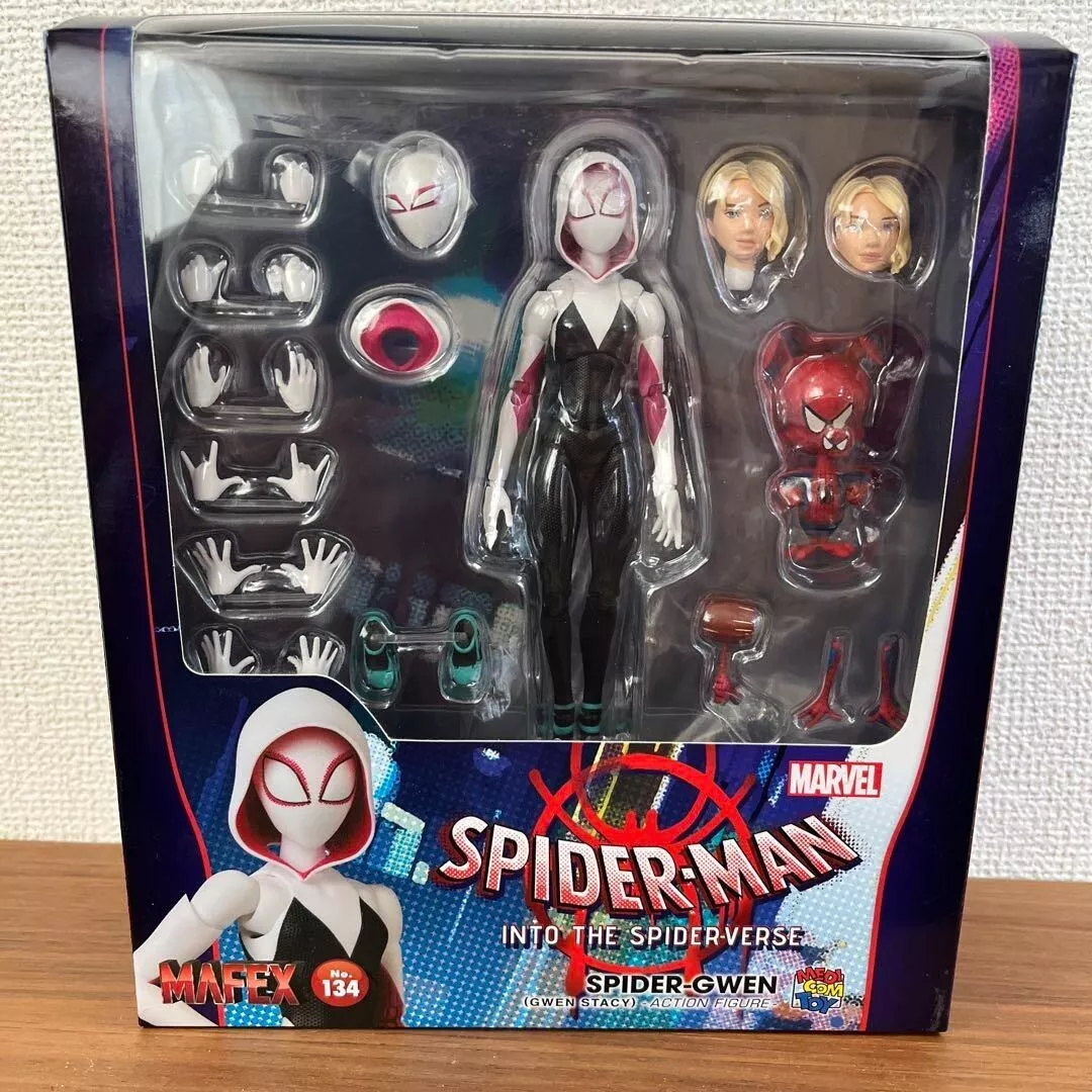 Mafex No.134 Spider-gwen (GWEN STACY) Spider-man ABS PVC Figure Medicom Toy New