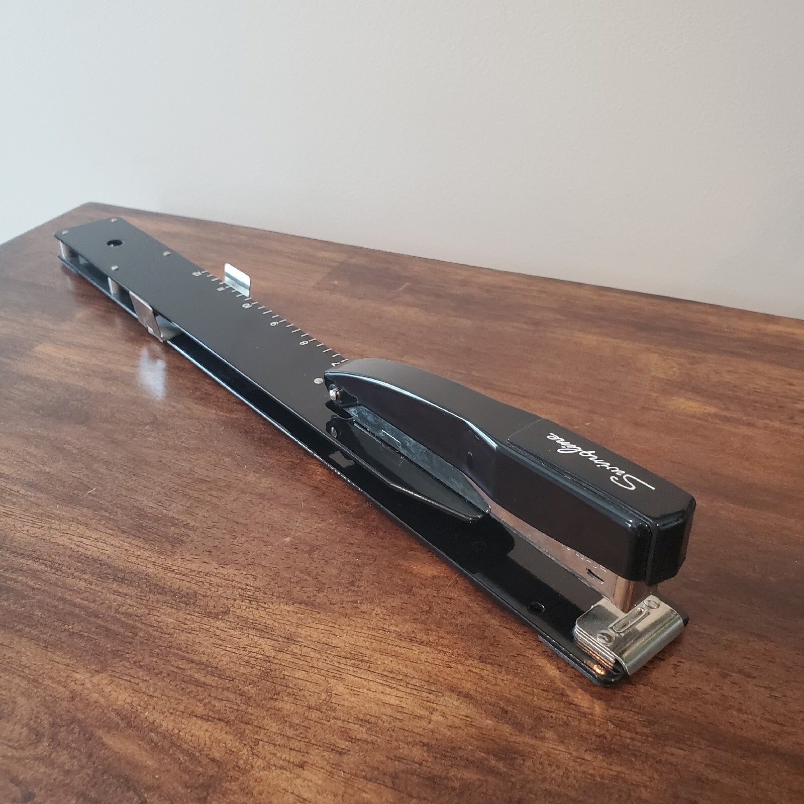 Swingline Heavy-Duty Stapler  12-Inch Long Reach 20-Sheet Capacity Black-image