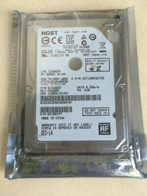 1TB 2.5'' HGST Travelstar 7K1000 1000GB SATA Internal Hard Disk 7200RPM
