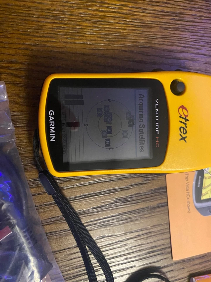 NOB GARMIN eTrex Venture HC Handheld Satellite GPS Navigation Free Shipping - Image 3 of 4