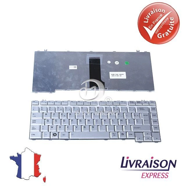 KINPOWER Clavier AZERTY Français Pour TOSHIBA Satellite A200 A205 A210 A215