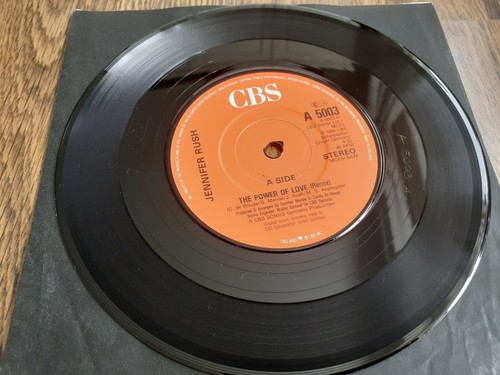 JENNIFER RUSH - THE POWER OF LOVE (REMIX) 7" 1984 CBS EX - Picture 3 of 4