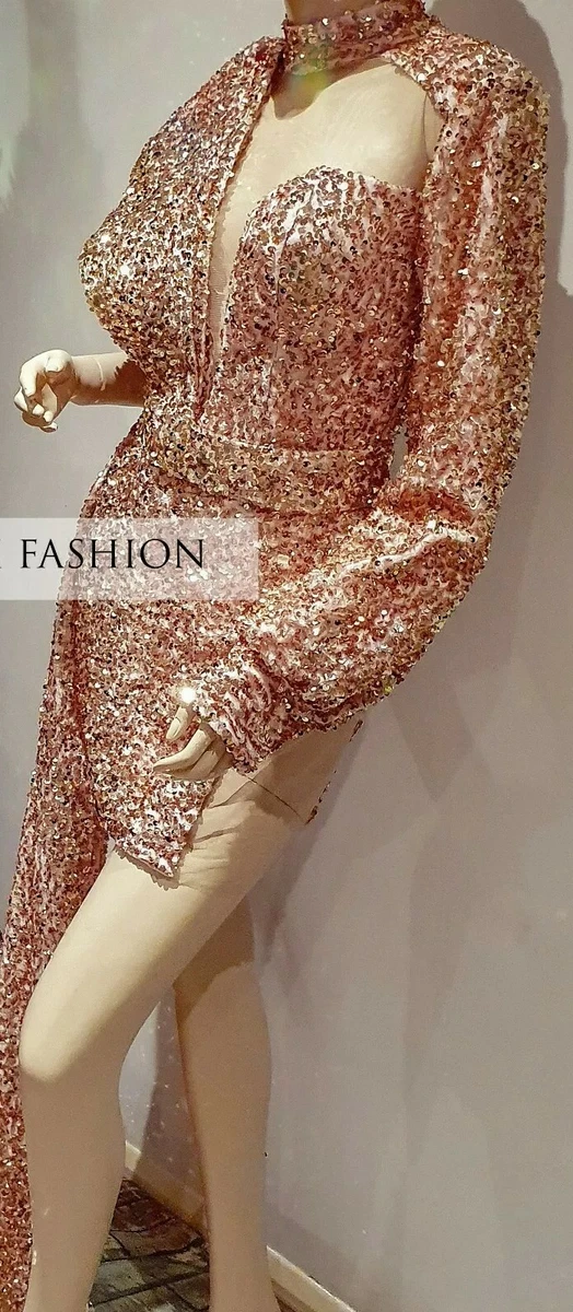 mens gold silk dress shirt VASTRAMAY Men's Rose Gold Silk Blend Ethnic Shirt 36 (Small) / Rose Gold