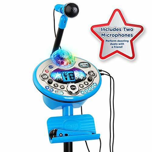 vtech kidi super star karaoke system with microphone and mic stand