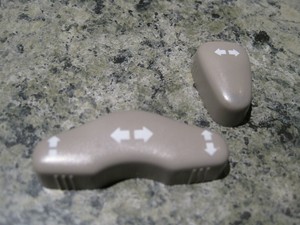 Power Seat Switch Control Knob Tilt Buttons Driver Nissan Altima 2006 Light Gray Ebay