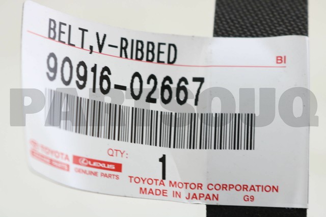 9091602667 ремень toyota