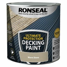 Ronseal Ultimate Protection Decking Paint Warm Stone 2.5 All Weather Protection