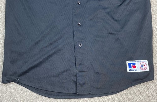 Russell Athletic MLB New York Mets Vintage Rare Black Baseball Jersey Size XXL - Picture 2 of 14