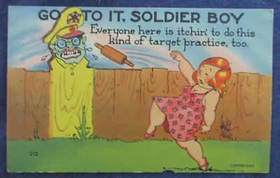 1940s WWII Anti Japan Comic Postcard | eBay