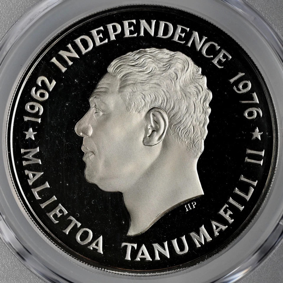 1976 TALA (SILVER PROOF) SAMOA - PCGS PR69 DCAM #47588944 TOP POP (1 OF 1) ! - Image 4 of 4