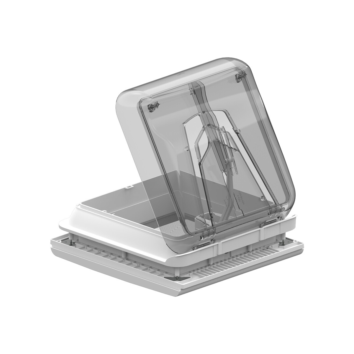 Rooflight Vent 28 F Crystal Fiamma Inside White Neutral With Mosquito for Bath