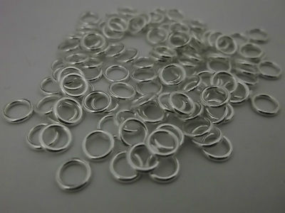 Großhandel gelötet geschlossen 4 mm 6 mm 10 mm 14 mm Sprungringe Schlaufen Verbinder Fundstücke