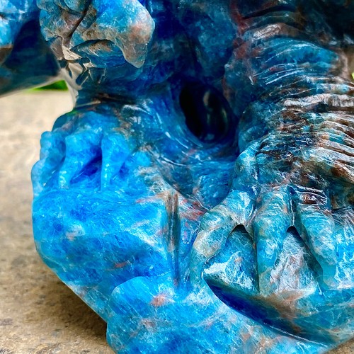 3.08LB Handmade Sculpture | Angel Blue Crystal | Love Energy Stone - Imagen 11 de 15