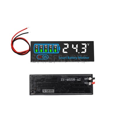 LED Battery Level Display Lithium Lead Acid Battery Capacity Monitor Voltmeter