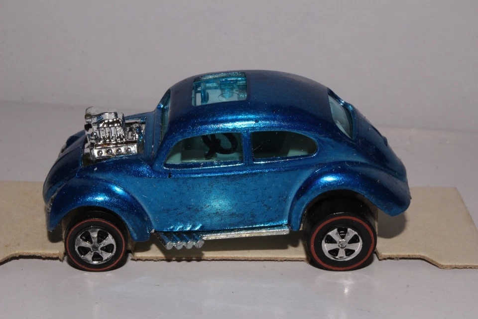 HOT WHEELS REDLINE CUSTOM VOLKSWAGEN, AZUL, HONG KONG, EXCELENTE, BLISTER PULL Foto 3 de 4