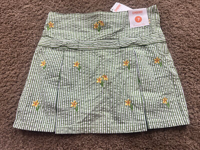 NWT Gymboree Girls Daffodil Garden, Easter ￼Skirt Skort Size 7