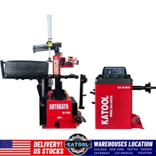 KATOOL Tire Changer Wheel Leverless Center Post 4.0HP Fully Automatic 30 in Auto