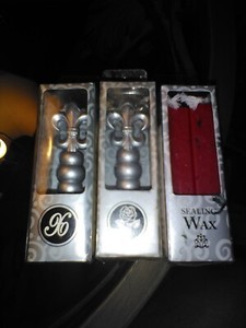 letter stamper and sealing wax
