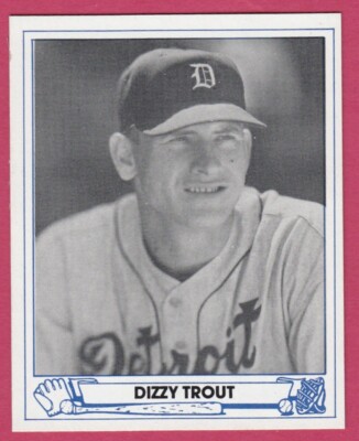 1945 Playball Baseball Card # 2 Dizzy Trout -- Tigers