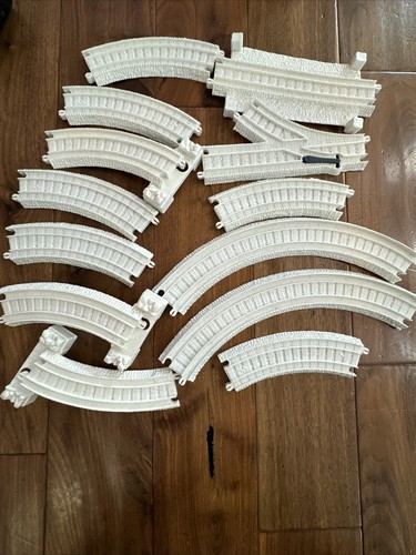 THOMAS the TRAIN Trackmaster Hand Switch / Turnout, Snowy White 13 PCs ...