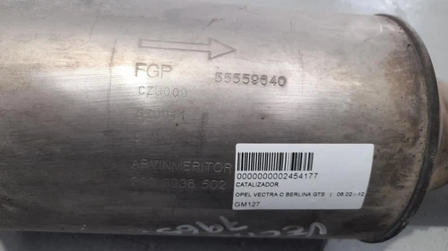 GM127 Catalizador para OPEL VECTRA C BERLINA GTS 2002 2454177 - Imagen 2 de 10