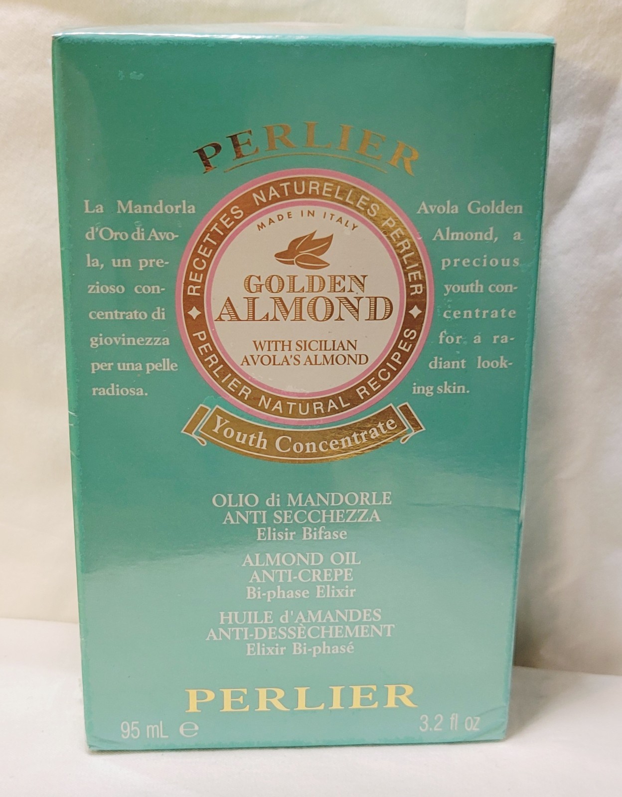 Perlier Golden Almond Oil Youth Concentrate w/ Sicilian Almo
