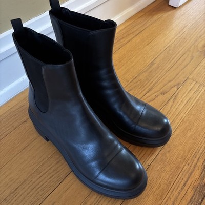 Stuart Weitzman 5050 Soho Nappa Leather Bootie NEW SIZE 41 US 10.5 BLACK