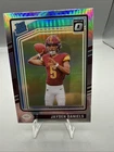 2024 Panini Donruss Optic Jayden Daniels #248 Rated Rookie Silver Prizm Card