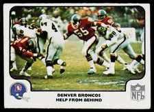 1977 Fleer Team Action Set-Break #10 Help from Behind , VGEX, (HUCK'S)