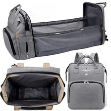 Premium Diaper Bag with Changing Station Baby Essentials Travel Backpack for ...