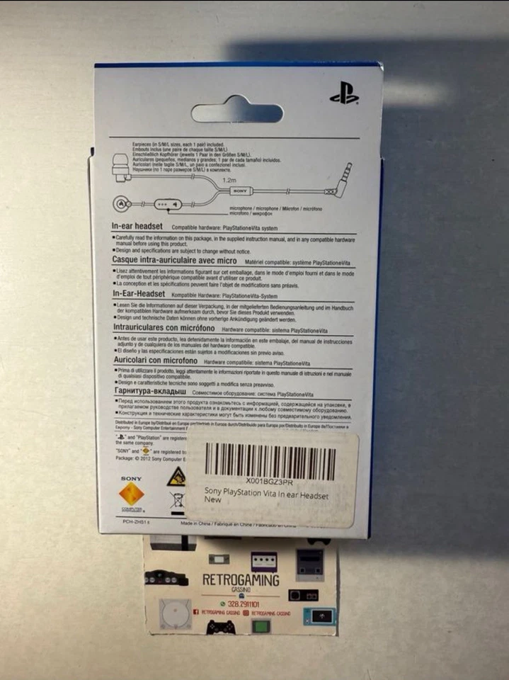 Sony PS Vita - Auricolari Nuove PlayStation Vita Sigillata Stock Magazzino - Immagine 2 di 4