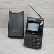 Casio TV-1400 LCD Pocket Colour TV Vintage Portable Television