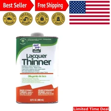 Dependable 1-Quart Green Lacquer Thinner - Biodegradable Cleaning Essential