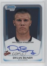 2011 Bowman Draft Chrome Prospects Auto Dylan Bundy #BCAP-DB Auto 1j2