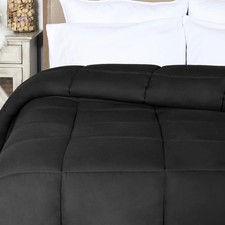 Medium Weight Down Alternative Comforter, All-Season Hypoallergenic Box-Stitched