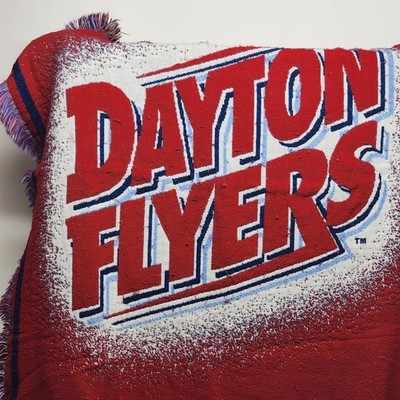 Throw Blanket Red Thick Acrylic University of Dayton Flyers USA The Northwest Co