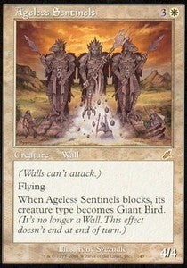 Magic/MTG Zeitloser Wachposten SCG-1 Rare Deutsch Played