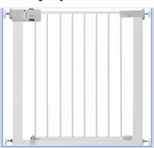Baby And Pet Safety Or Stair Gate X 3 And 2 X Wall nanny Wall Protectors - White