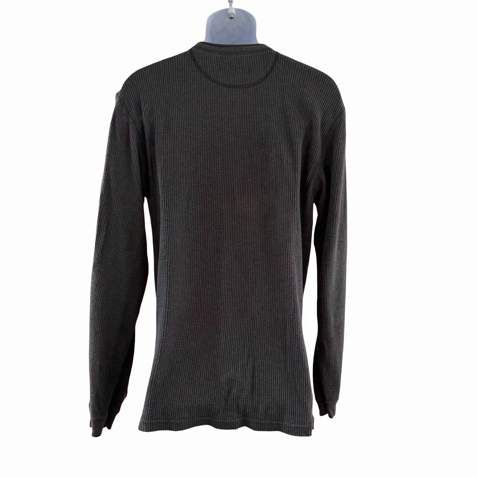 Camisa térmica vintage Henley para hombre XL gris carbón Dexter Morgan Kill Y2K grunge Foto 2 de 4