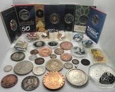 1797 penny 1893 crown 1807 1887 half crown sixpence 1844 half farthing 1853 1818