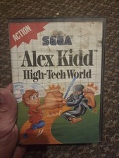 Sega Master System Alex Kidd High-Tech World 1989 