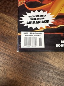 Mega Play Sega Video Game Magazine Lion King Animaniacs Vol 5 no 5  Oct/Nov 1994